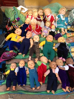 Freaky dolls...lots of freaky dolls. 